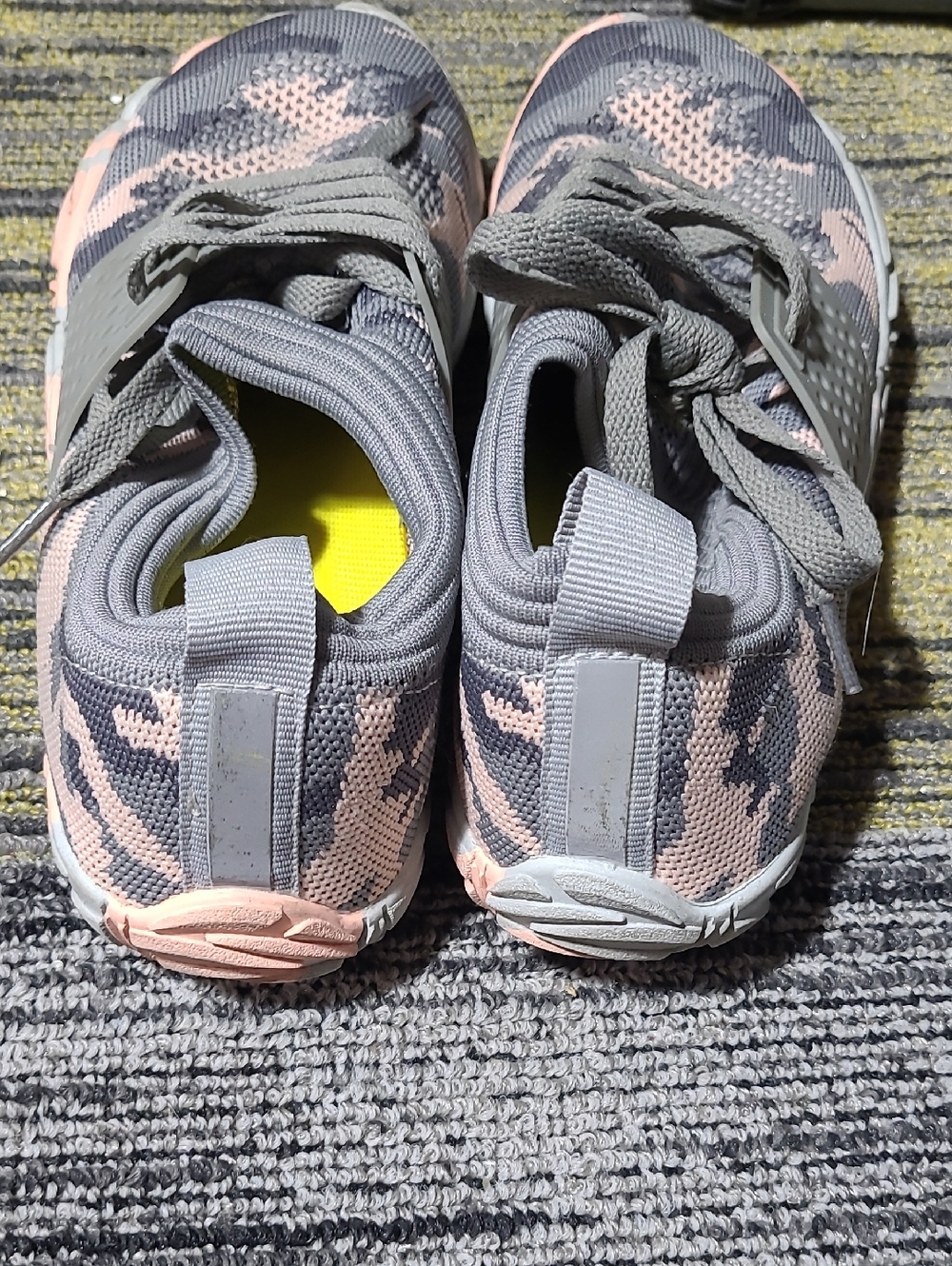 Pink And Gray Camo Shoes - Picture 5 of 7